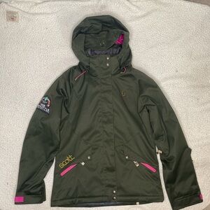 Scott Women’s Green Deer Valley Freestyle International Ski Jacket: Size 2